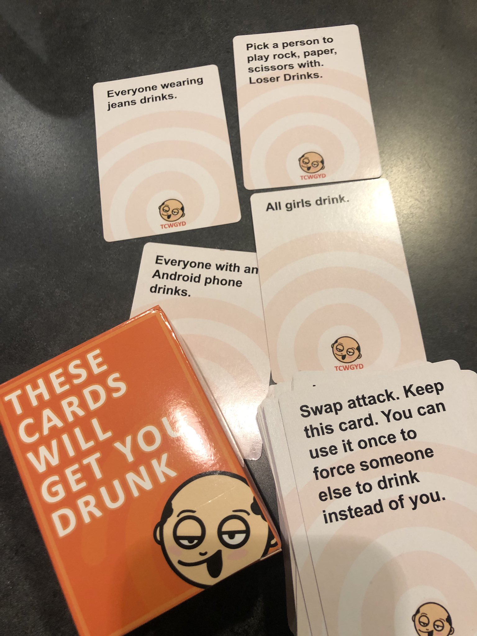 There Cards Will get you Drunk 
