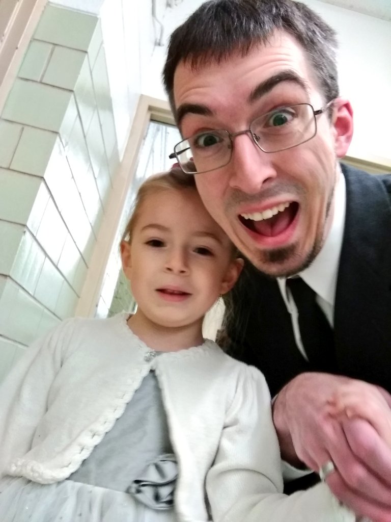 EricVBailey's tweet photo. Kiddo and I had fun at the daddy-daughter dance. 🙂 https://t.co/9TVbF6AQTu