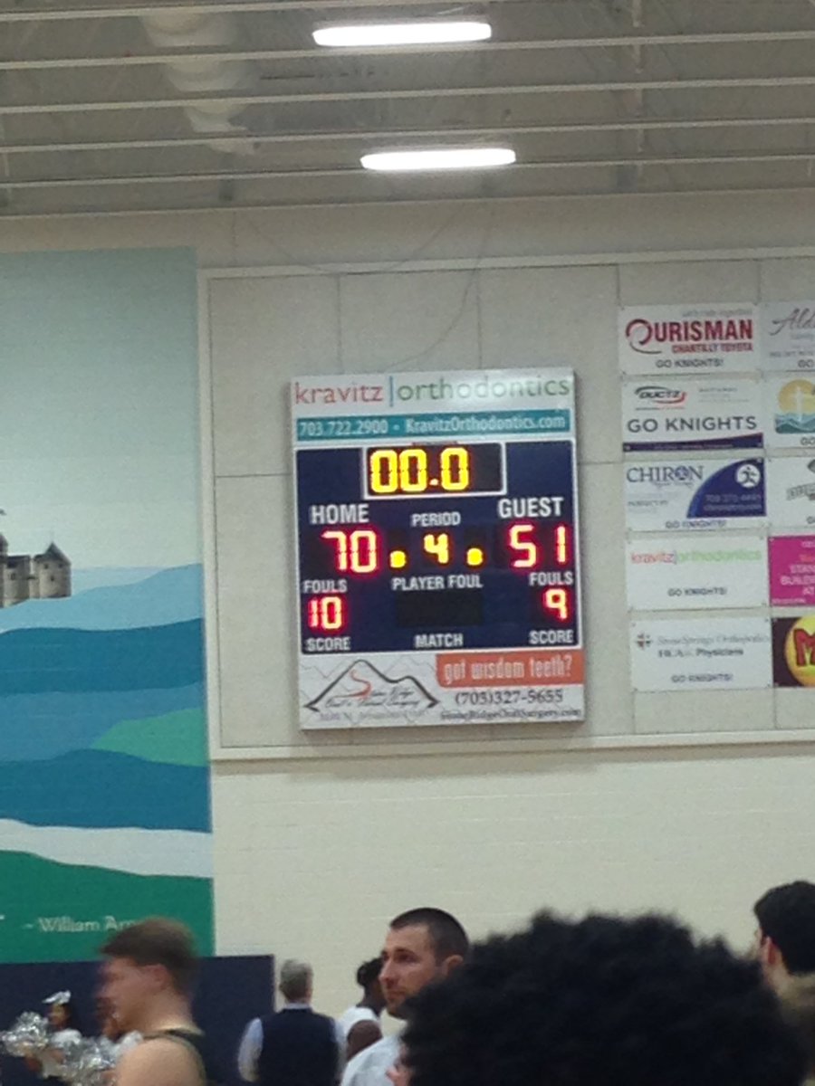 Congrats to <a href="/jchs_bball/">Knights Basketball</a> for a gritty, impressive W over Freedom tonight.  We at Champe Football hope you can continue this into your playoffs.  Toughness wins.
