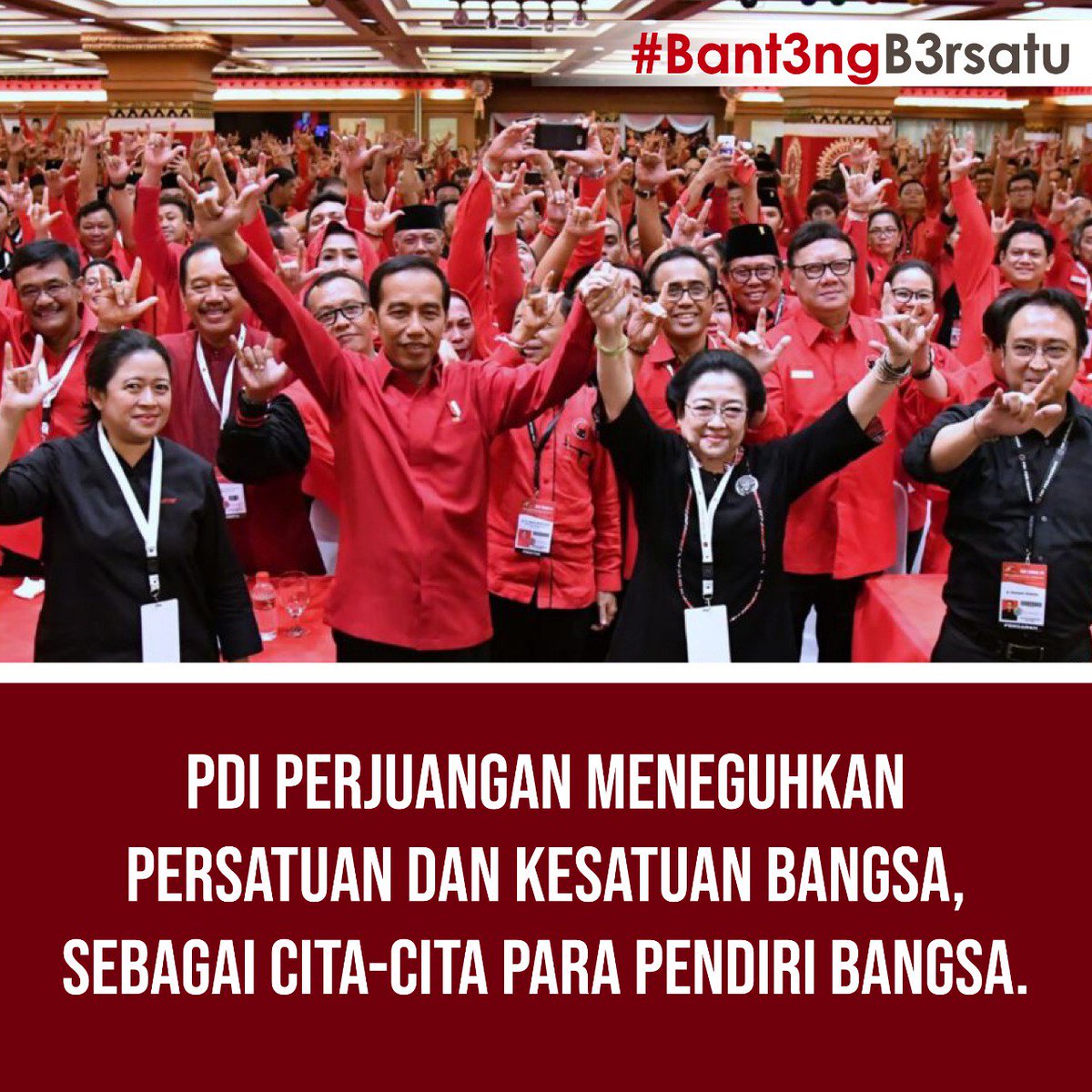 DPDPDIPBanten's tweet photo. Ibu Ketua Umum PDI PERJUANGAN megawatinSoekarnoputri siap memenangkan pilpres Jokowi - Amin
#BuMegaMenangkanJokowi 
@PDI_Perjuangan @kominfopdip @GesuriID https://t.co/RkTHzim3vJ