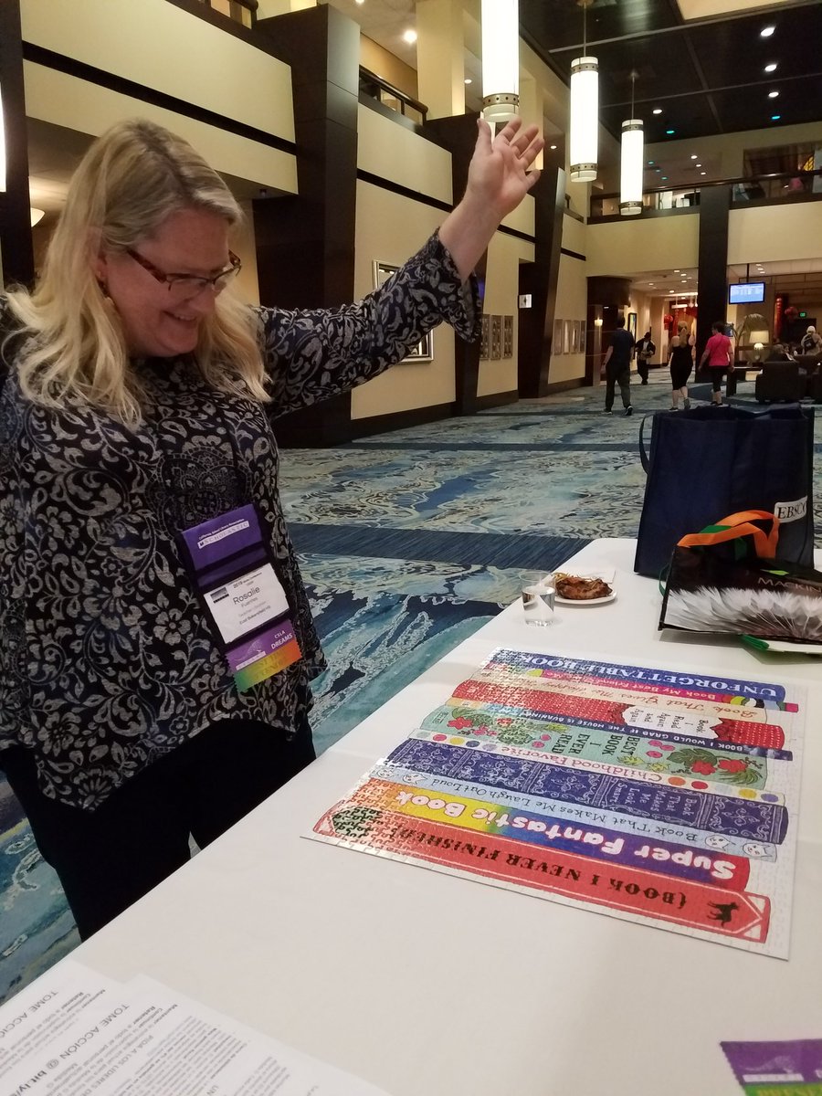 manda_librarian's tweet image. The puzzle is complete. Excellent job everyone. I need to get some for my library. 

#CSLA19 #4csla #CALIBchat