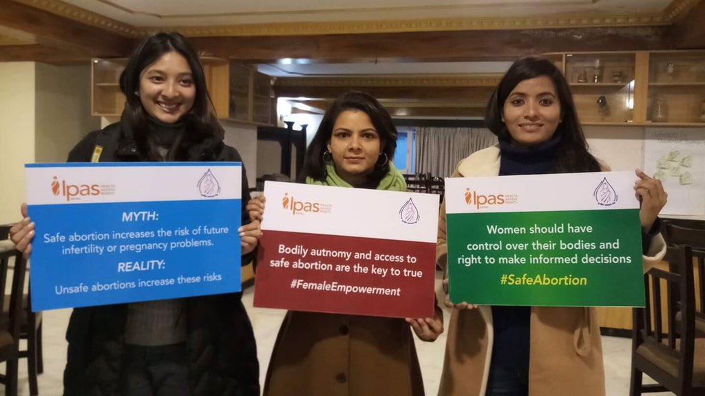 NuraSapkota's tweet photo. Bodily autonomy and ascess to safe abortion are the key to true female empowerment.
#YCAN #ipas #Fwld #abortionchampion https://t.co/6irhllNA2M
