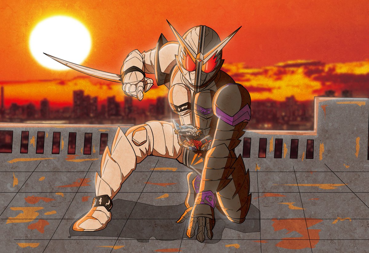 永山ハヤテ ファングジョーカーかっこいいよねイラスト カラーリング 頭脳派のフィリップ君が荒っぽく戦うところ メモリの 角をガシャコンするところ 全部好き ファングメモリ欲しいなぁ 地獄の底まで相乗りしてくれ 翔太郎 Nitiasa 仮面