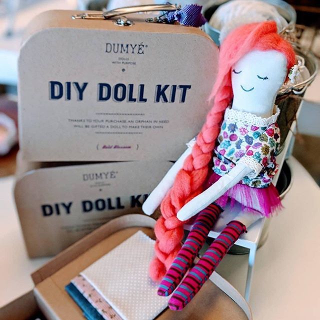 How sweet are these DIY doll kits! For every doll purchased, Dumye gives one doll to an orphan or child in need. Find them at @craft_habit_raleigh 👍🧶🎨
#dumye #diydolls #dollswithpurpose #letsgetcrafty #dollkit #giftswithmeaning #spendwithpurpose bit.ly/2GyplxY