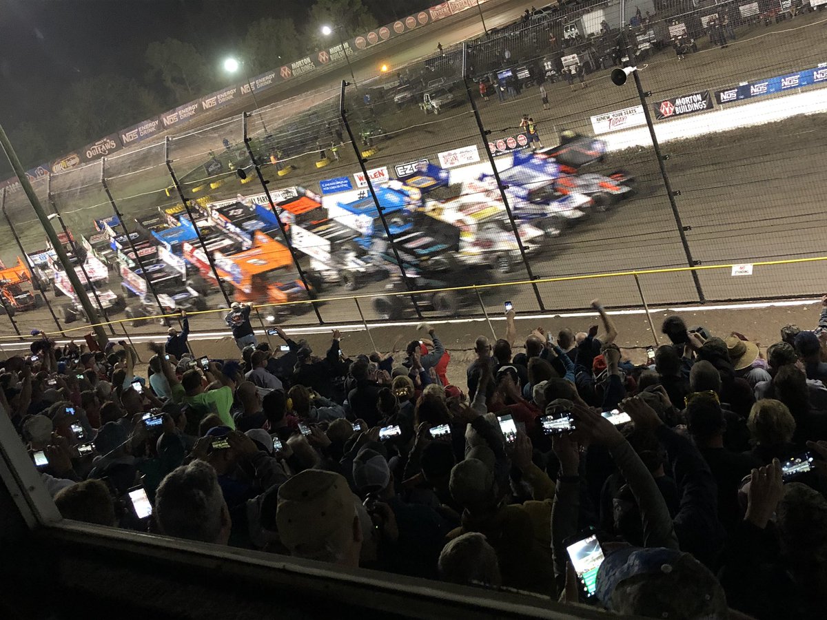 Megan_Hazel's tweet photo. Standing room only for opening night of The Greatest Show on Dirt! #FLinFeb https://t.co/bolvyQ7Jwl
