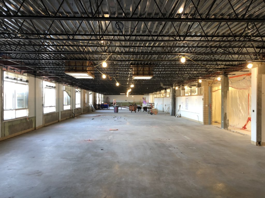 Last time this floor had this few walls, LBJ was president! Views from old 216-212 and the spectacular shot of 219 all the way to 211. Lots of demo work happening this week! #JCBuilds #JCReno #HistoricalContext