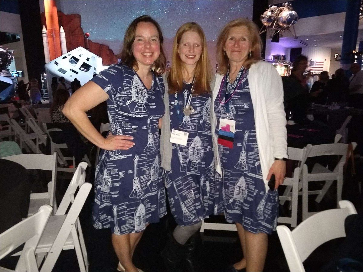 @SvahaUSA we all loved showing off our STEM dresses at the #SEEC25 banquet tonight.