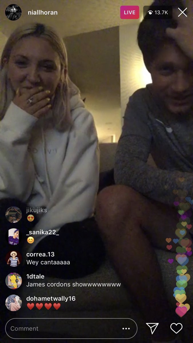hesalwayscinema's tweet photo. the quality was clear for 0.001 seconds and look how cute niall and julia are https://t.co/MTwLpESmYs