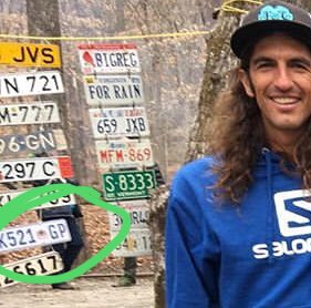 Ok guys, how do we track down from Laz who brought what number plates ? Seen behind <a href="/JamilCoury/">Jamil Coury</a> is a South African, Johannesburg plate - who went and ran <a href="/BarkleyMarathon/">The Barkley Marathon</a> from South Africa ? #barkley #trailrun #run