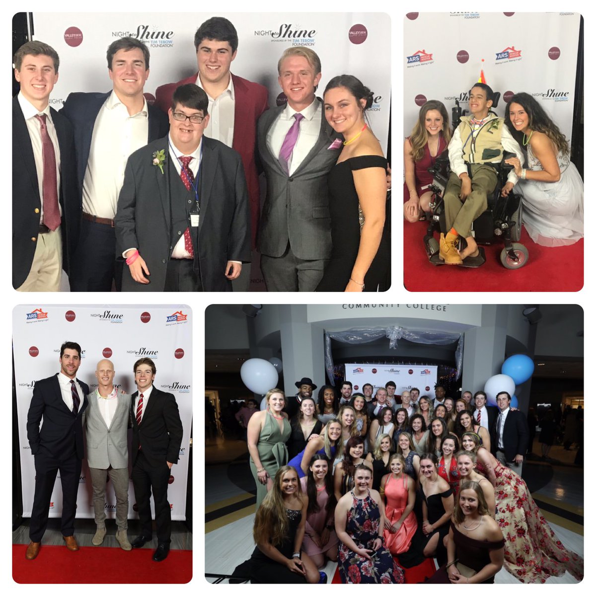 Tide_ENHANCE's tweet photo. Couldn’t ask for a better way to spend a Friday night! Thank you @tebowfoundation for letting UA student-athletes be a part of #NightToShine2019! https://t.co/rbR0XekNPK
