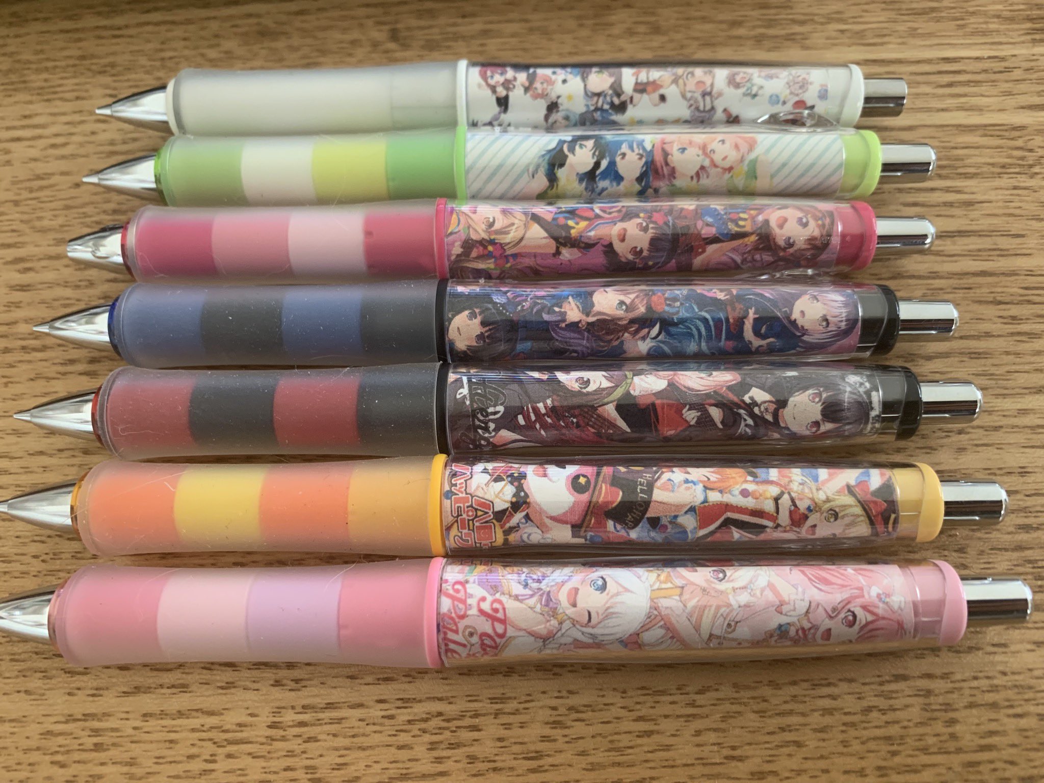 Twitter 上的 𝘿𝘼 𝙋𝘼𝙉 バンドリ垢 昨日はお耳汚し動画失礼致しました あんなのにいいねつけて下さった皆さん ありがとうございます そして 先日の投票ありがとでした パスパレ ピンクにしました あと ポピパも少し濃いピンクに変更 黄緑はグリグリに