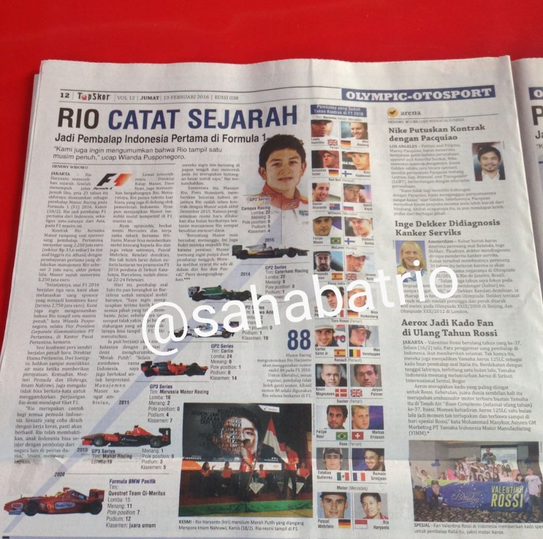SahabatRio's tweet image. Selamat Hari Pers Nasional , terima kasih telah ikut bagian  dari sejarah Indonesia F1 berkat dedikasi kalian arus informasi bisa terus mengalir  🙏 #teamrh #sahabatrio