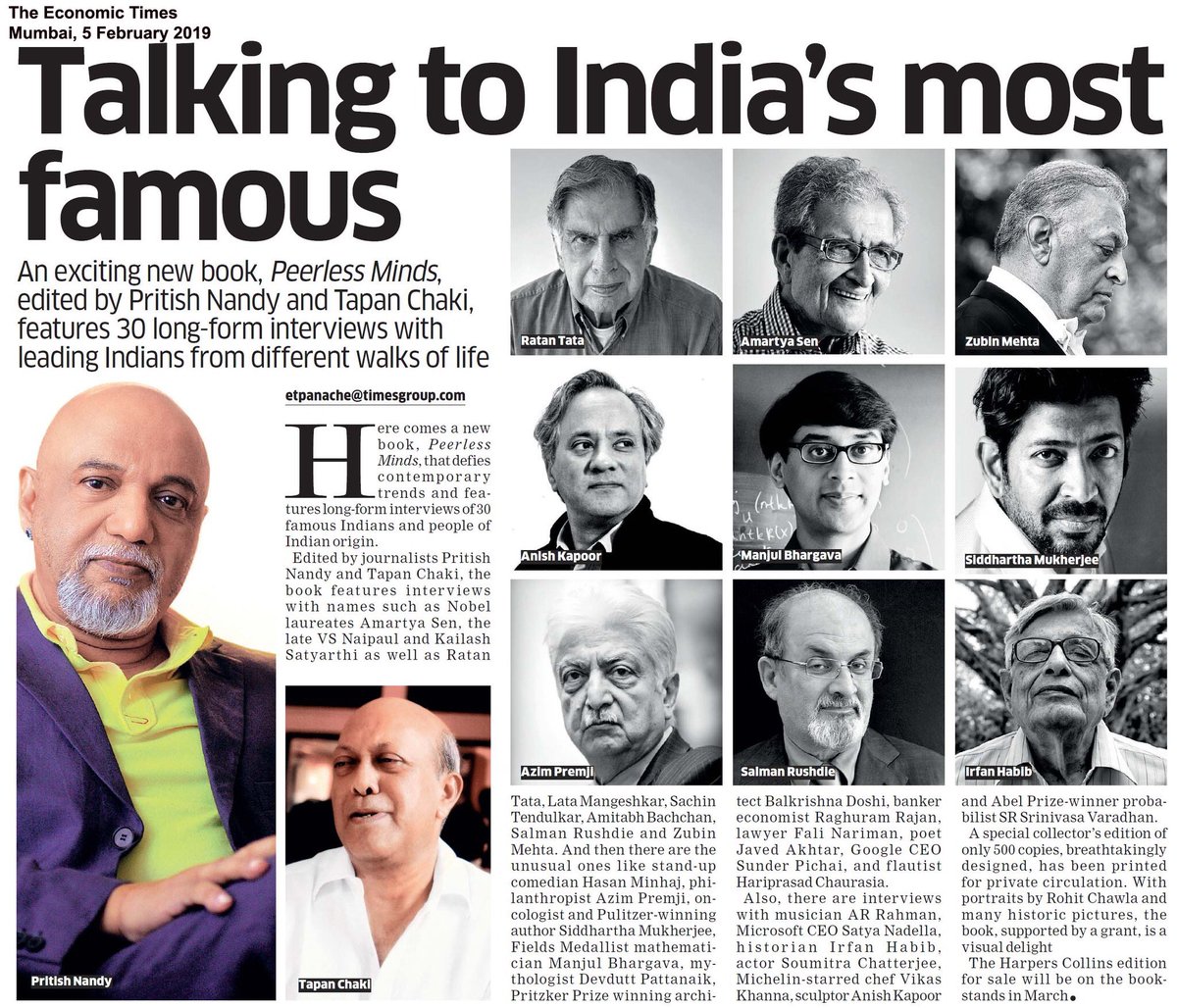 Parveen Kaswan Ifs On Twitter Where Pritish Nandy Writes About Most Eminent Indian Personalities From All Walks Of Life Who Are Bringing Change Not Only In India But Across The World But eminent indian personalities