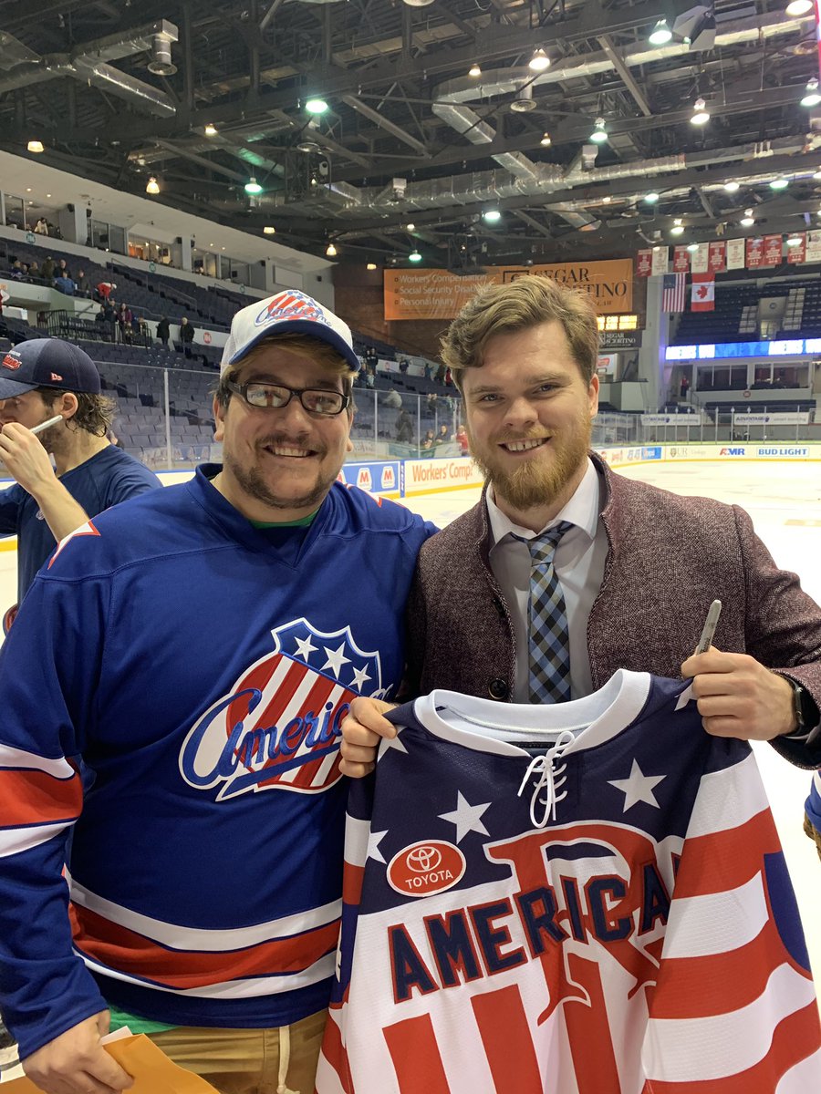 <a href="/SeanMalone_13/">Sean Malone</a> thank you for being such an awesome Person off the ice (well I guess technically you’re on it) get better #YourMomCantHaveThisOne #Amerks