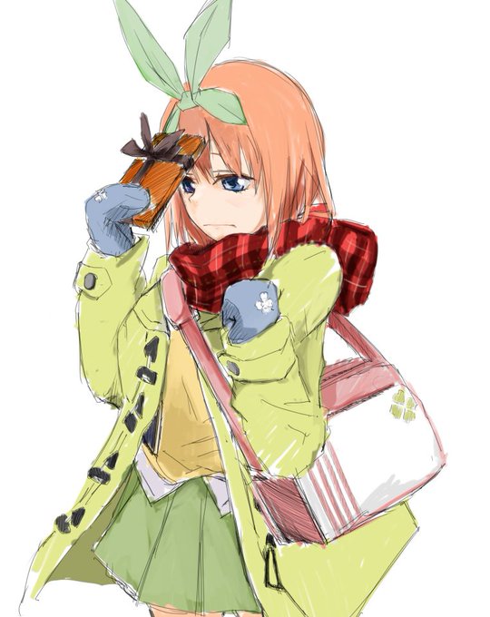 MAX ZさんがTwitterに投稿した中野四葉(五等分の花嫁)のイラスト。