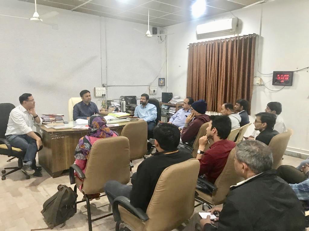 Planning & Discussion about implementation of Pradhan Mantri KIsan SAmman Nidhi (#PMKISAN) yojana with Officers of Dhoraji Subdivision.
#PMKISAN
@CollectorRjt
@RajkotDdo