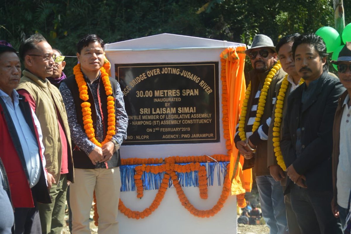 simai_laisam's tweet photo. Dedicated RCC Bridge over Joting-Jodang river connecting Indo-Myanmar border and remote villages . https://t.co/LCwbcQ7ecQ