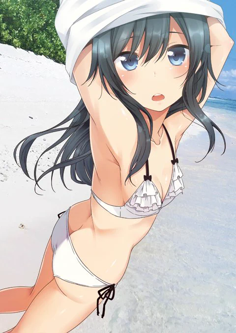 #くそ寒いので水着絵を貼る 
