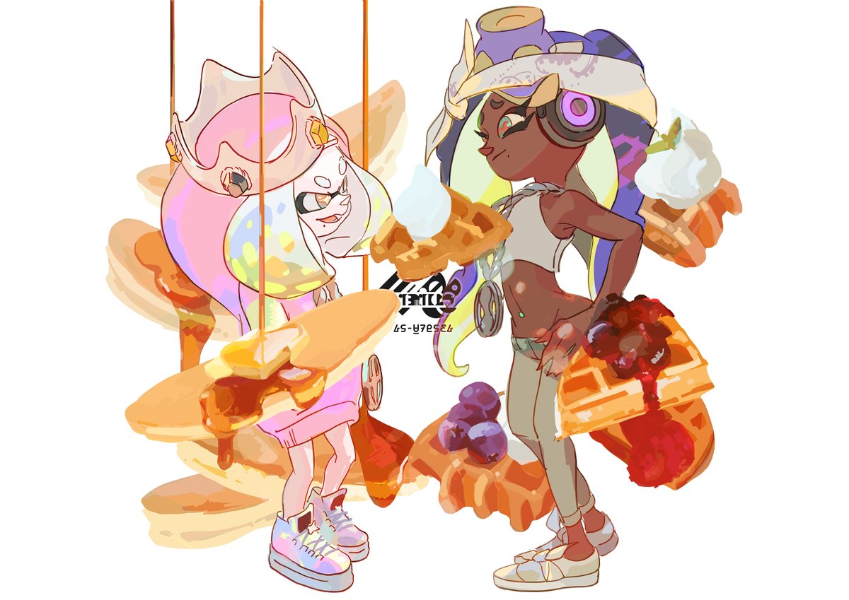 Nintendo Au Nz The Big Battle Of The Breakfasts Is Here In Splatoon2 Will You Stack Up The Wins With Teampancakes Or Stick Together With Teamwaffles Fight For Your Favourite