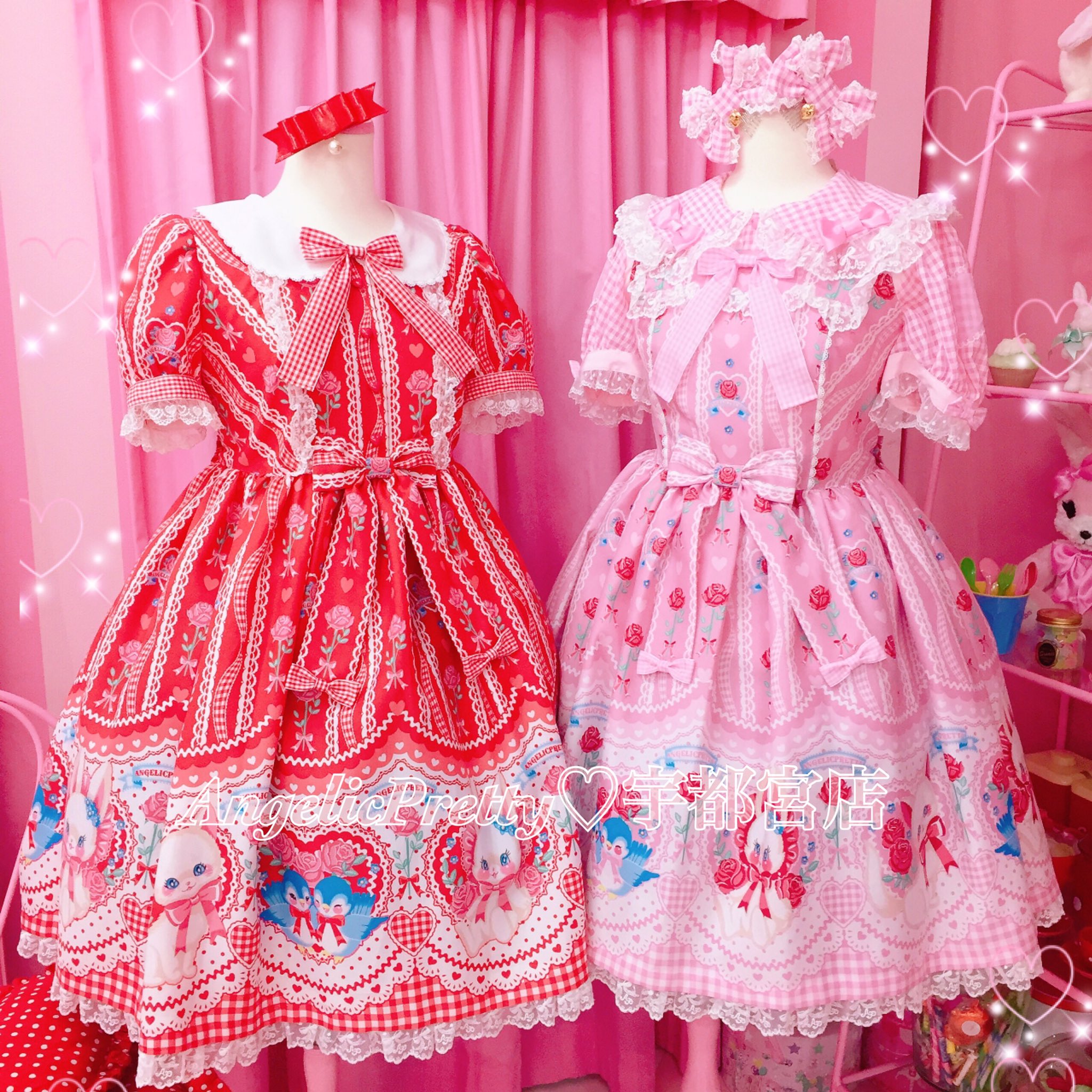 Angelic Pretty Be My Valentineワンピース ロリィタ