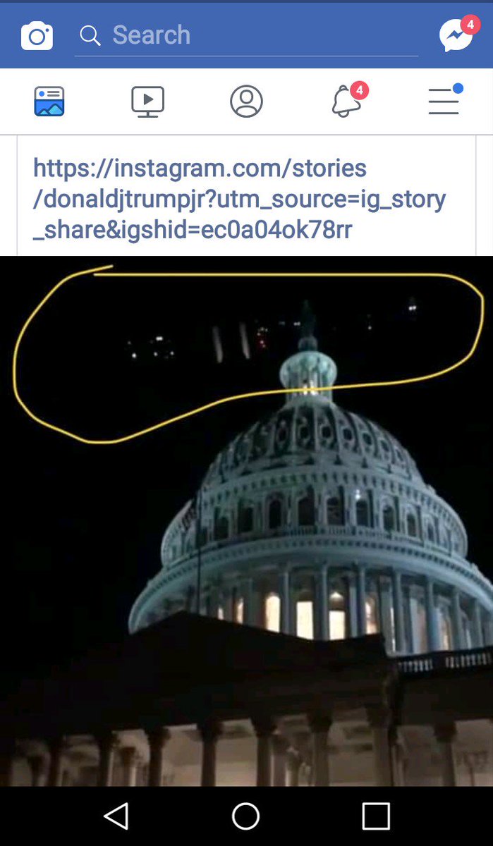 I'll leave with this. A friend sent me this picture. I looked for this picture and i still can't find it but he did take a screen shot of it with the link in it. If anyone can find it share that baby.  @DonaldJTrumpJr shared this.Remember  #QAnon said that this is rather big.