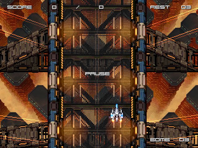 Twitter 上的 シガタケ 1面メイン背景のビル街できたー ٩ W و バリエーション素材がまだまだ必要なのでここからが長い 試作版とデザエモン版の比較スクショも貼っておこう Stg デビルブレイド T Co 2remmdrhux Twitter