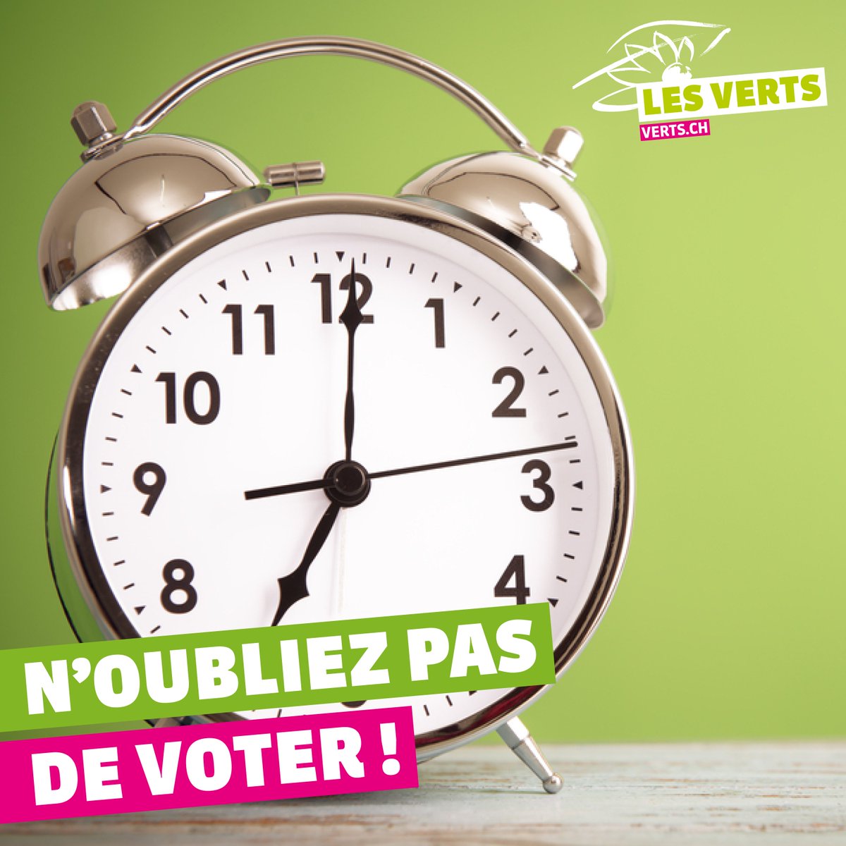 LesVertsSuisses's tweet photo. N’oubliez pas d’aller voter ce week-end : Oui à l’initiative Stop Mitage ! ⏰ Pour nos paysages, pour les terres agricoles, pour des quartiers durable. #StopMitage🏗 #CHvote🇨🇭 https://t.co/X5pczSGRKT