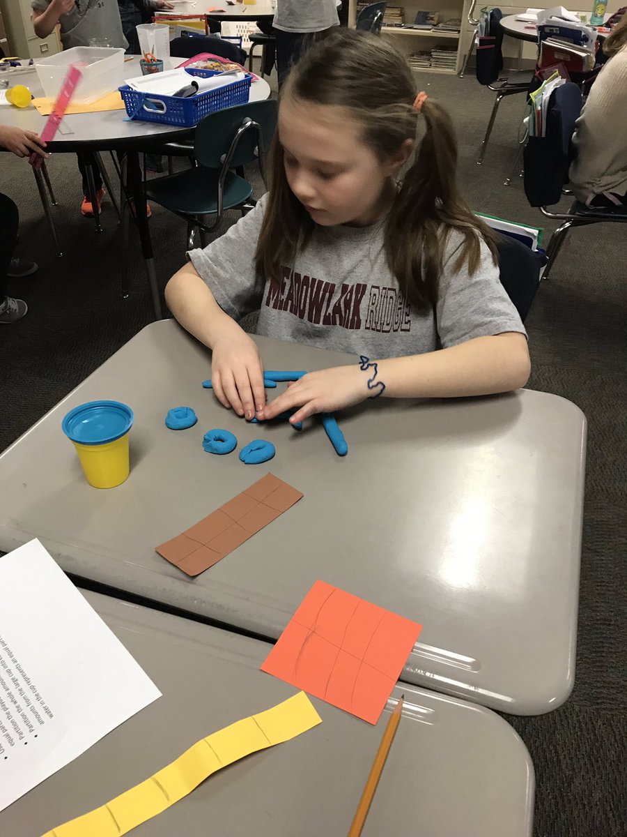 MLR_Math's tweet photo. Third graders creating exhibits for a Fraction Museum. #MLRProud #EurekaMath https://t.co/j7ye7gyFDN