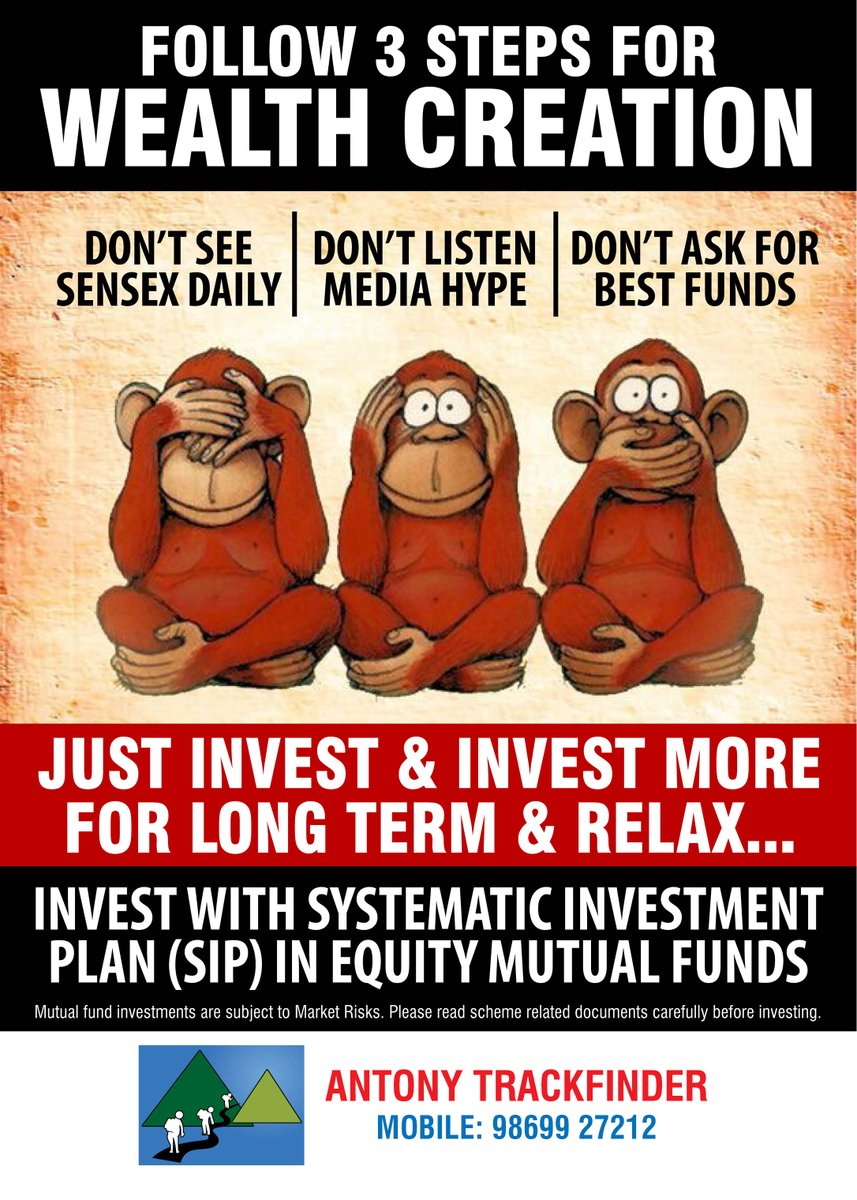 yesudasantony's tweet image. #mutualfunds  
#DSPMidcapFund
 Date         Amt    NAV     Units
25Jan18   2,000    58.26   34.32
25Jan19   2,000    50.91   38.28
#LnTEmergingBusinessesFund
15Jan18   2,000    29.84   69.00
15Jan19   2,000    24.42   81.87

Whats stopping for you to #buy when the NAV&apos;s are low?