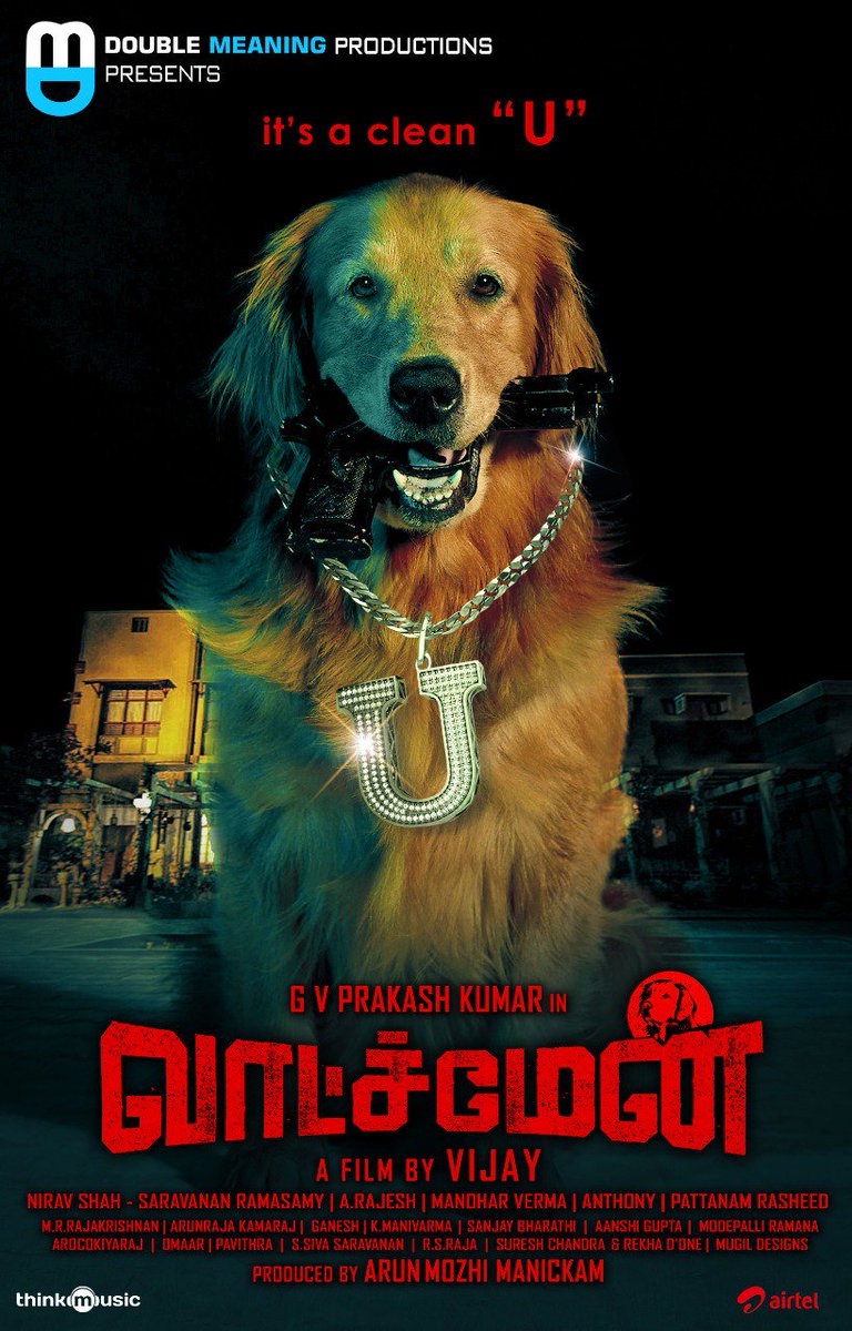 Tamil Cinema Express U Niversal Entertainer Watchman Censored With U Certificate Watchmancensoredu Gvprakash Iyogibabu Sayyeshaa Directorvijay Arunmozhimanickam Sureshchandraa Donechannel1 Thinkmusicindia Doublemprod
