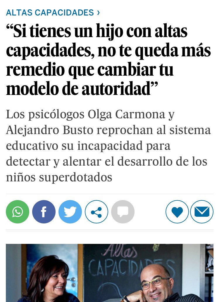 ¿Si hay niñas/os con altas capcidades significa que hay...? ¿A nadie más le chirría nada?
