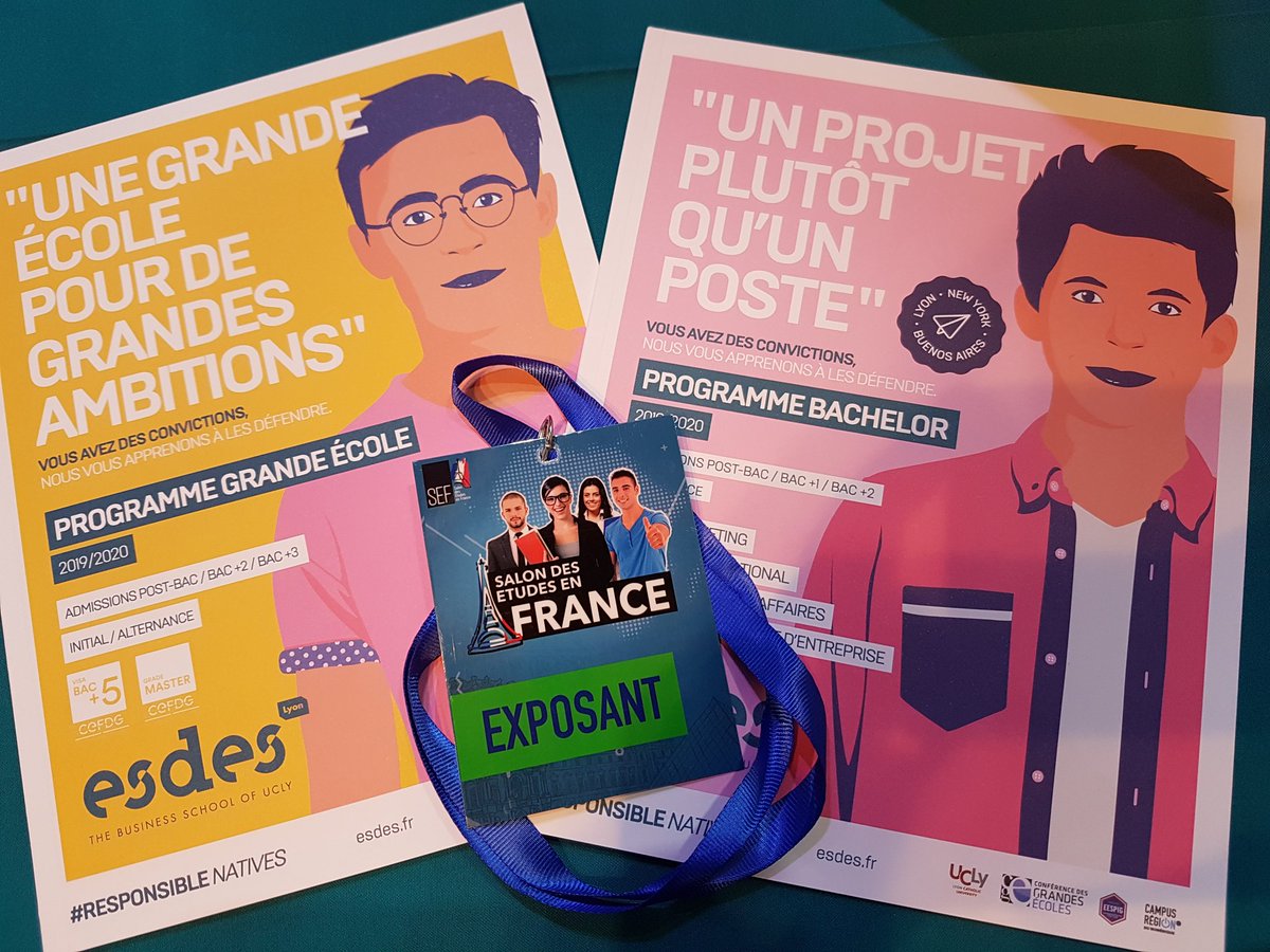 Rencontrons-nous au #SEF à Casa ce week-end ! @ESDES_Officiel #SalondesEtudesenFrance #StudyinFrance