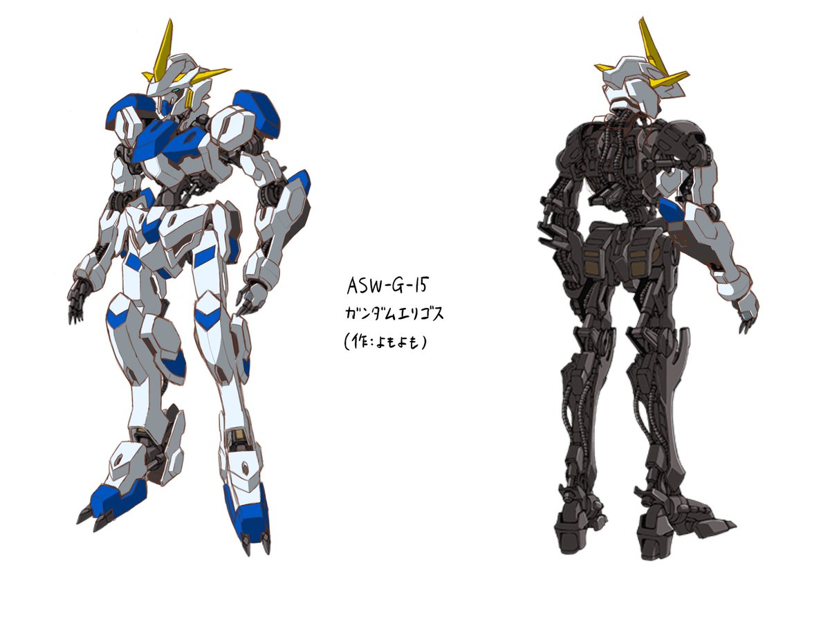 ヨモ Yomo 独学イラスト No Twitter 現在進行中ガンダムエリゴスver 2 G Tekketsu 鉄血のオルフェンズ ウルハン オリガン イラスト好きさんと繋がりたい
