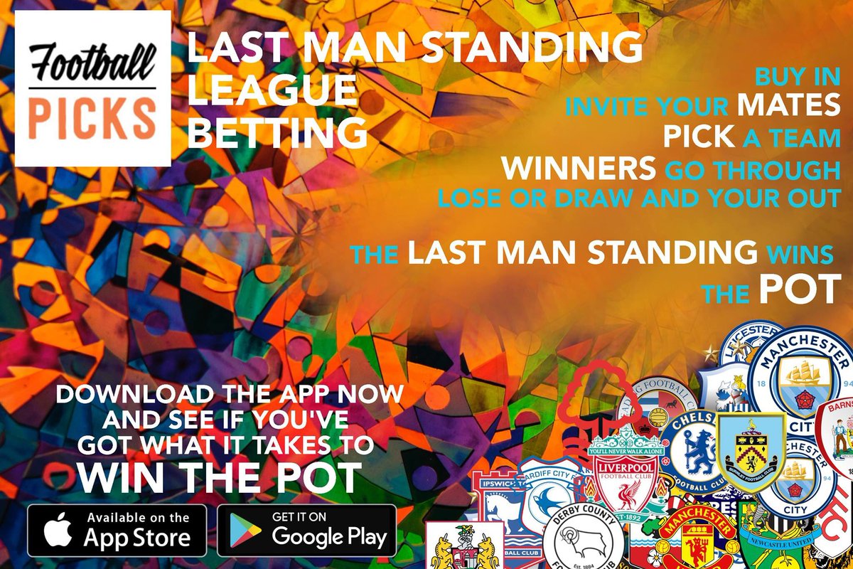 HUGE POTS TO BE WON...... DOWNLOAD AND PLAY NOW!!! 

IOS app - tinyurl.com/y7fwu4ap 
Android app - tinyurl.com/y852uhl8
#NOBOOKIETOBEAT #football #betting #lastmanstanding