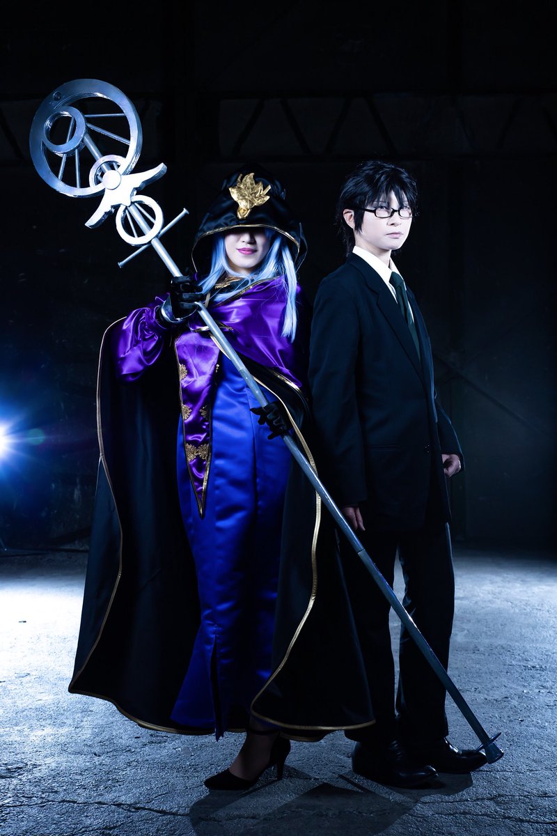 ほずみ やせて A Twitter コスプレ Fate Stay Night キャスター 葛木宗一郎 玖呂都さん Pisces Tau Photo としさん Toosee Spidy 0127sn併せ