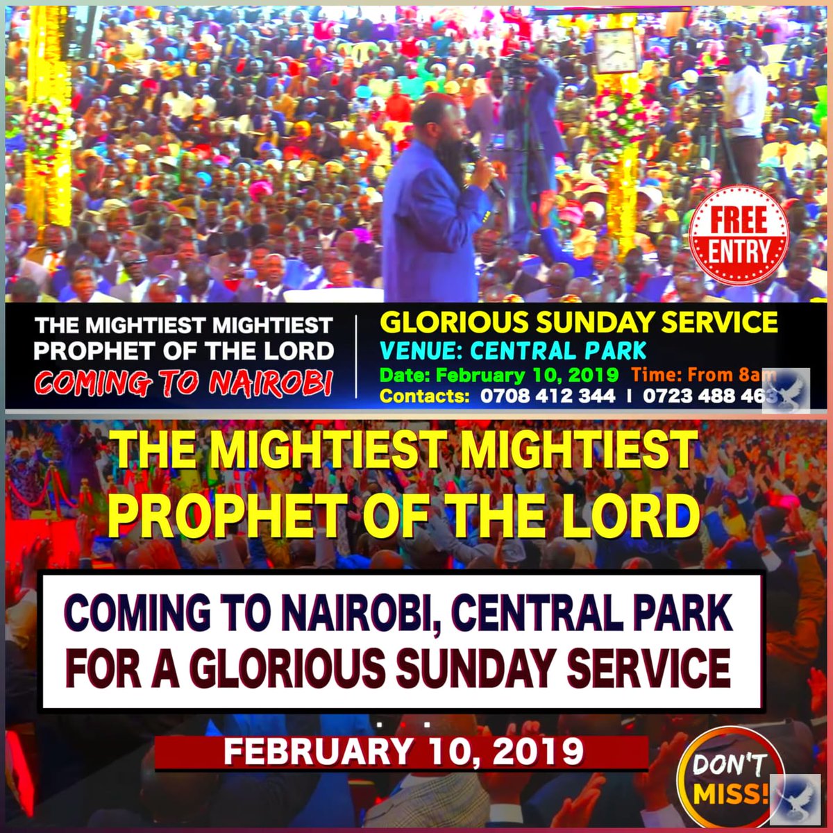 AgureNevyl's tweet photo. #ProphetDrOwuoratCentralPark  tomorrow is the day uuuuuwi uuuwi central park! Central park! https://t.co/bvUdolTf9p