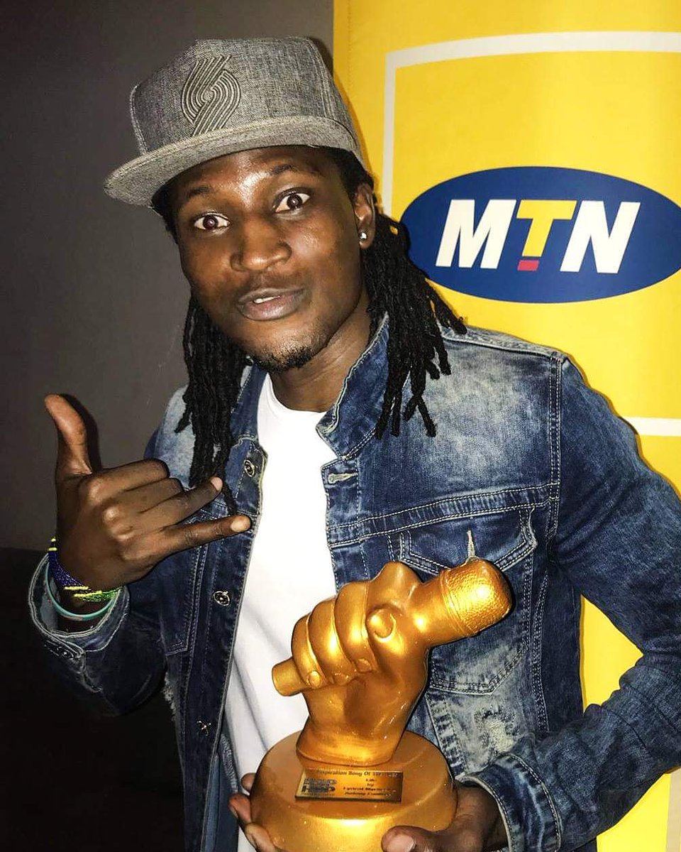 entikkoUg's tweet photo. We celebrate with you @LyricalMycheal aka LM,best inspirational song of the year MTN HIP HOP AWARDS. https://t.co/9vcDFqvVCk