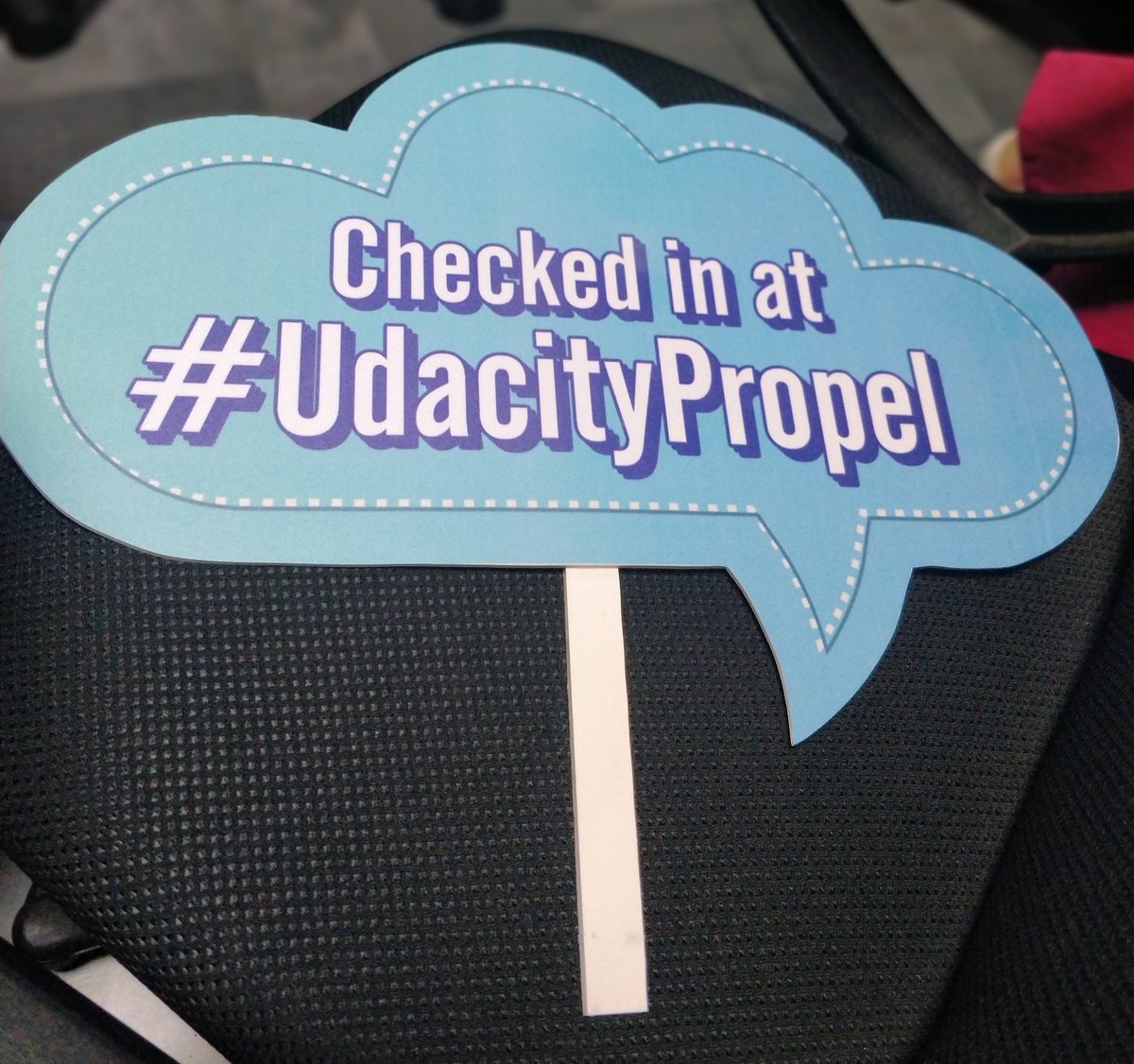 prathej's tweet photo. I've checked in. Have u? It not, hurry up!! Join @udacity. Attend #UdacityPropel. #jobsoftomorrow @UdacityINDIA https://t.co/QJ0b3iYWqE