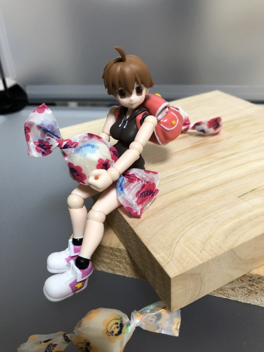 可動 川背さん可愛いです！ 手に持っているのは海腹川背・旬のソフト