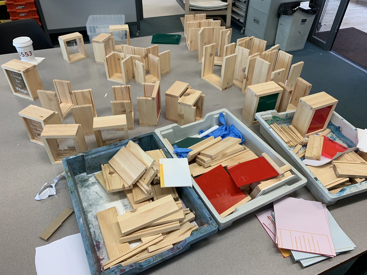 Getting our products together for the #Webbsgardencentre trade fair. See us there just in three weeks!   #YoungEnterprise