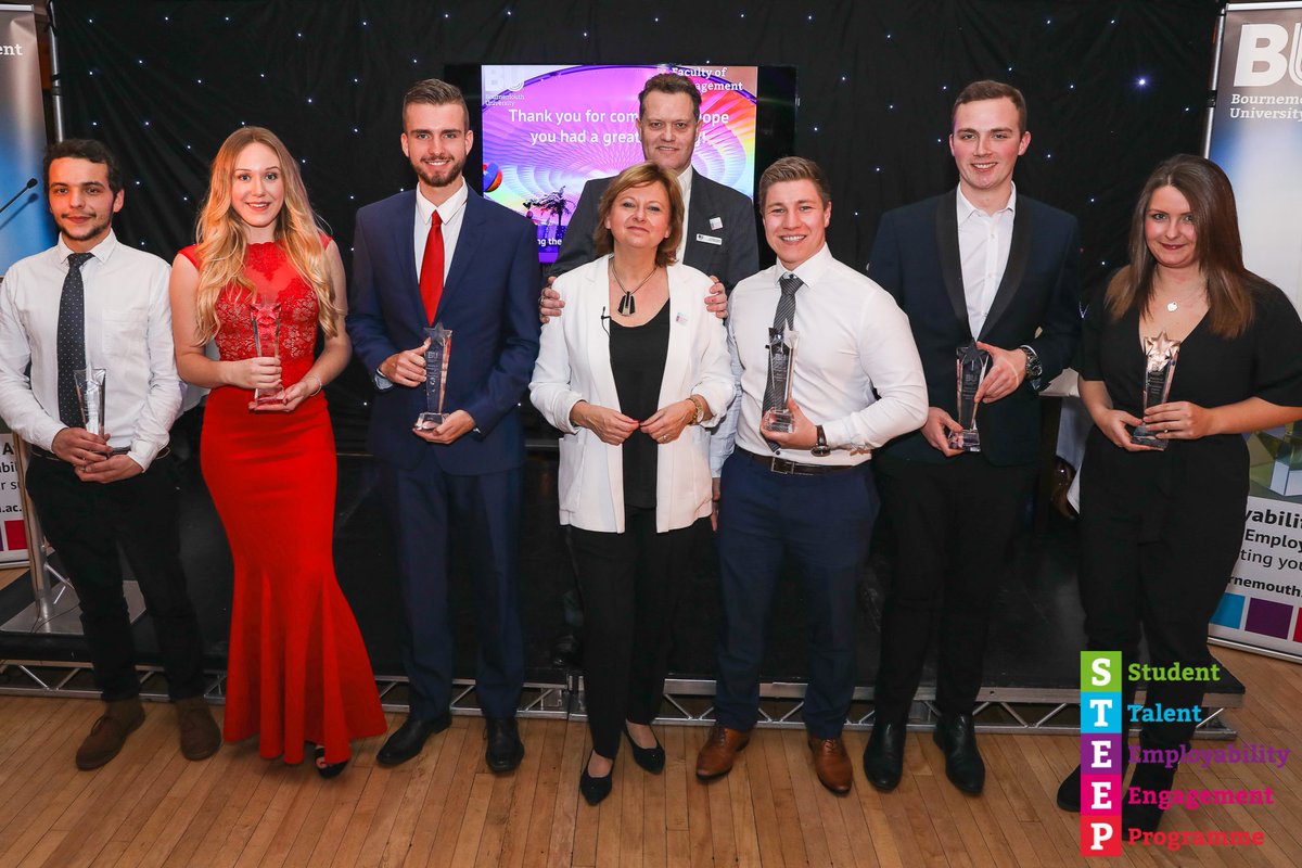 bournemouthuni's tweet photo. The successful placements and internships undertaken by Faculty of Management students last year were celebrated at the recent Employability Awards. Find out more here > https://t.co/j1vDAKMfEK #belongatbu https://t.co/gBgJV3n0Jr