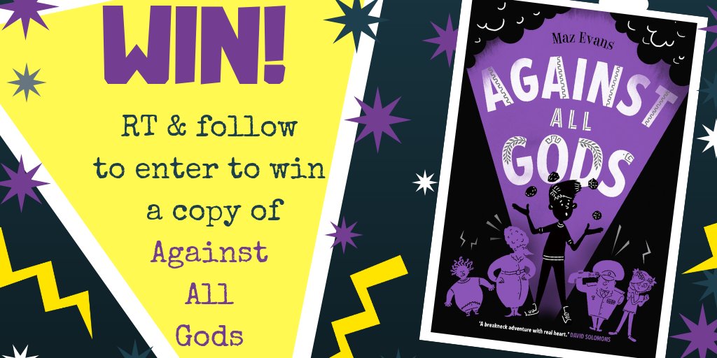 BooksForTopics (@booksfortopics) on Twitter photo WIN! 🎉🎉🎉 a copy of Against All Gods by @MaryAliceEvans - the final instalment of the hilarious Who Let the Gods Out? series.
To enter, follow <a href="/booksfortopics/">BooksForTopics</a> and RT before midnight 15th Feb (UK only)
Check out our review and a Q&A with Maz Evans here: booksfortopics.com/blog/review-au… WIN! 🎉🎉🎉 a copy of Against All Gods by @MaryAliceEvans - the final instalment of the hilarious Who Let the Gods Out? series.
To enter, follow <a href="/booksfortopics/">BooksForTopics</a> and RT before midnight 15th Feb (UK only)
Check out our review and a Q&A with Maz Evans here: booksfortopics.com/blog/review-au…