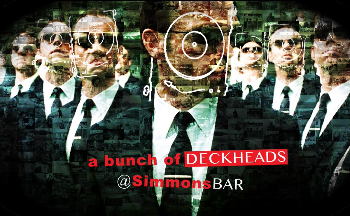 wearedeckheads's tweet photo. A BUNCH OF DECKHEADS TONITE AT @SIMMONSLONDON THE MOST CONSUMMATE ARRAY OF DJS IN THE GAME TODAY!?! https://t.co/fgUmTyVEwC
