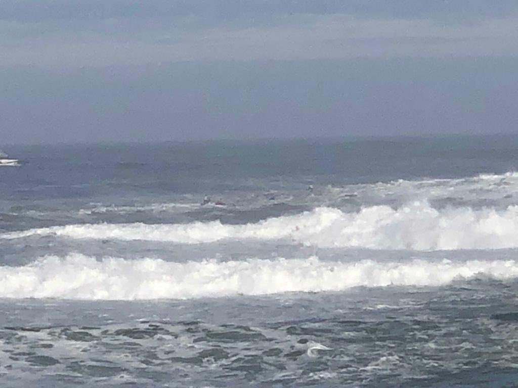 Espectáculo a lo grande hoy con #lavacaGigante #surf #olasGigantes