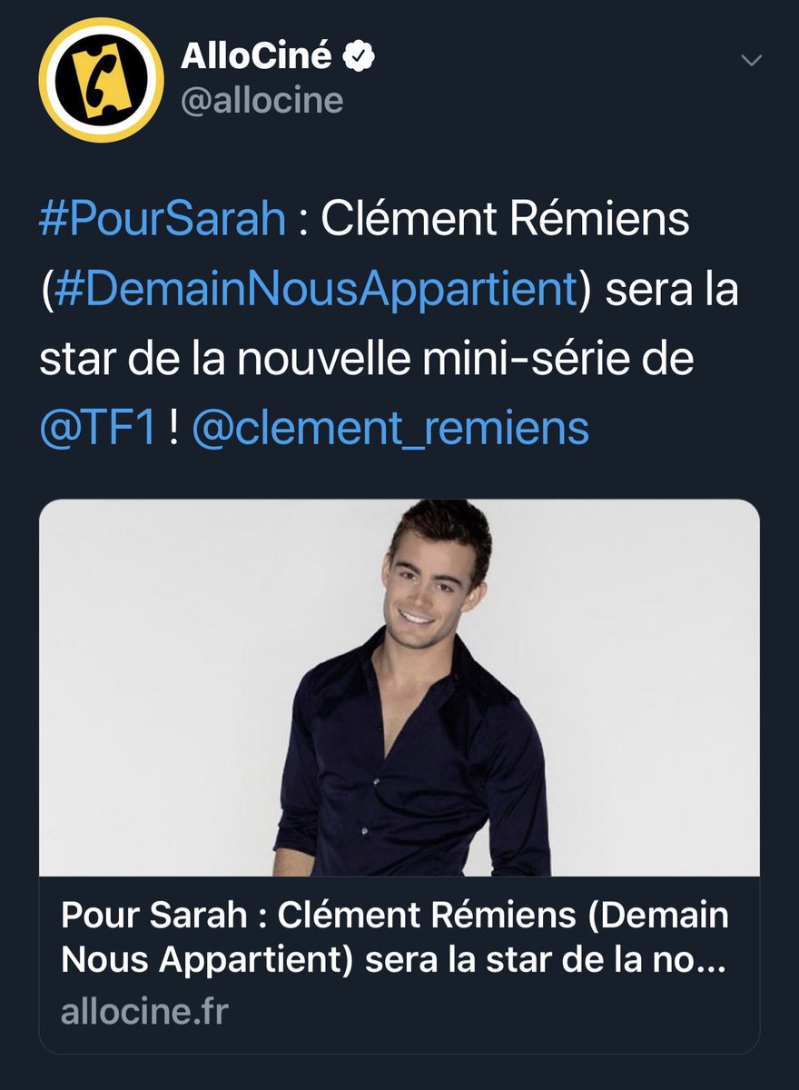 hervebeddeleem's tweet photo. ➡️ Le parrain du @BCMBasket Clément @clement_remiens sera la star d'une nouvelle série en 6 épisodes #PourSarah sur @TF1 👏👏👏Très heureux et fier pour toi, Clément , tu poursuis son chemin après @DNA_TF1 et  @DALS_TF1 #DNAFamily  #DALS #teamclément https://t.co/t1yQbRTXjg