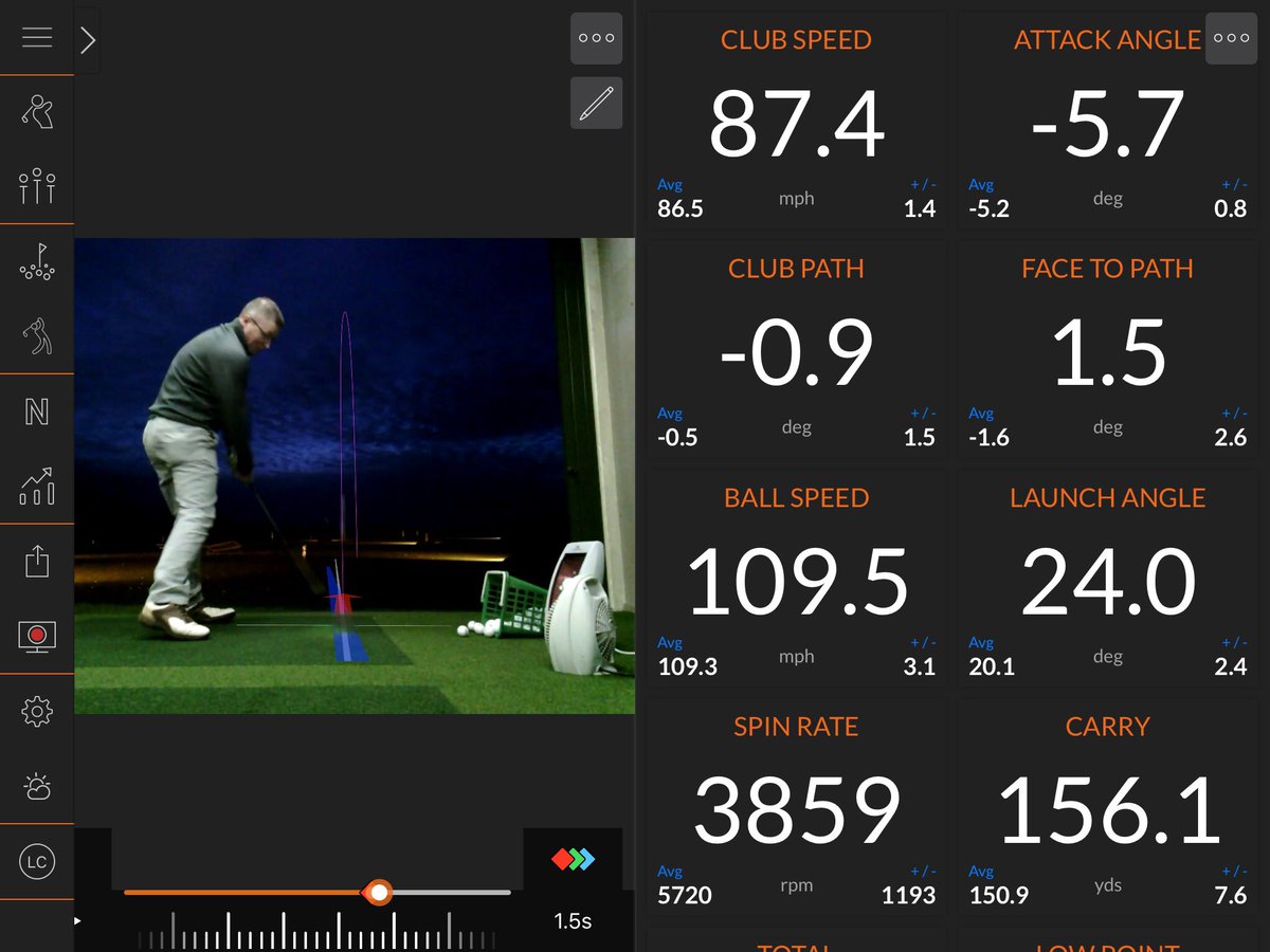 Great to have my first client using @TrackManGolf for his lesson <a href="/LongAshtonGolf/">Long Ashton Golf Club</a> Impressive numbers, informative and keeping the lesson fun whilst improving his game. To book your session using TrackMan, contact <a href="/LagcShop/">Long Ashton Golf Club Professional Shop</a> 
#TeamTrackMan #TM4