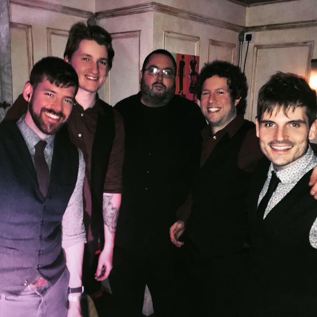 The_Chaps_Band's tweet image. We got to meet the legendary @ewenmacintosh aka ‘Keith’ last night! As big Office fans, it was an absolute treat!! #theofficeuk #chaps #band “Under weaknesses...you’ve put eczema”