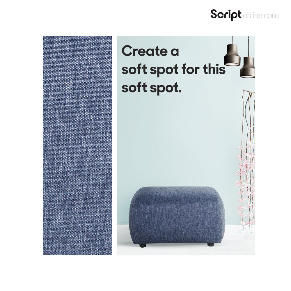 scriptonlineind's tweet image. Inspired by the soft curves of a cocoon, the Cocoon Ottoman transforms any corner into the perfect spot to laze around and be at ease. The cover is made of a soft fabric that adds to the cozy factor and makes it child-friendly. #ScriptYourSpace