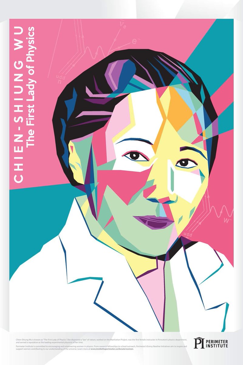 khanacademyfr's tweet photo. J-2 à la Journée Internationale des #femmes et des filles de #science

Chien-Shiung Wu, aussi connue comme "La première dame de la physique", se fit une réputation de meilleure physicienne expérimentale de son époque.

#WomenInSTEM #JIFFS2019 #rolemodele

https://t.co/StDsGSGk6Z https://t.co/wrE4Q2jUQZ
