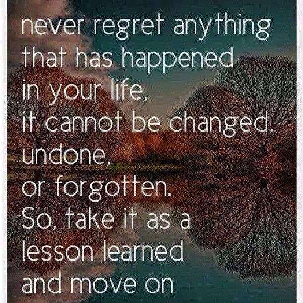 I’ve lived by this rule since the beginning of time! It doesn’t mean I might not have done things differently with hindsight but it stops from dwelling and beating yourself up for things you can’t change! 
#noregrets #strongwomen #lifesfortheliving #alwa… bit.ly/2SBdhTc